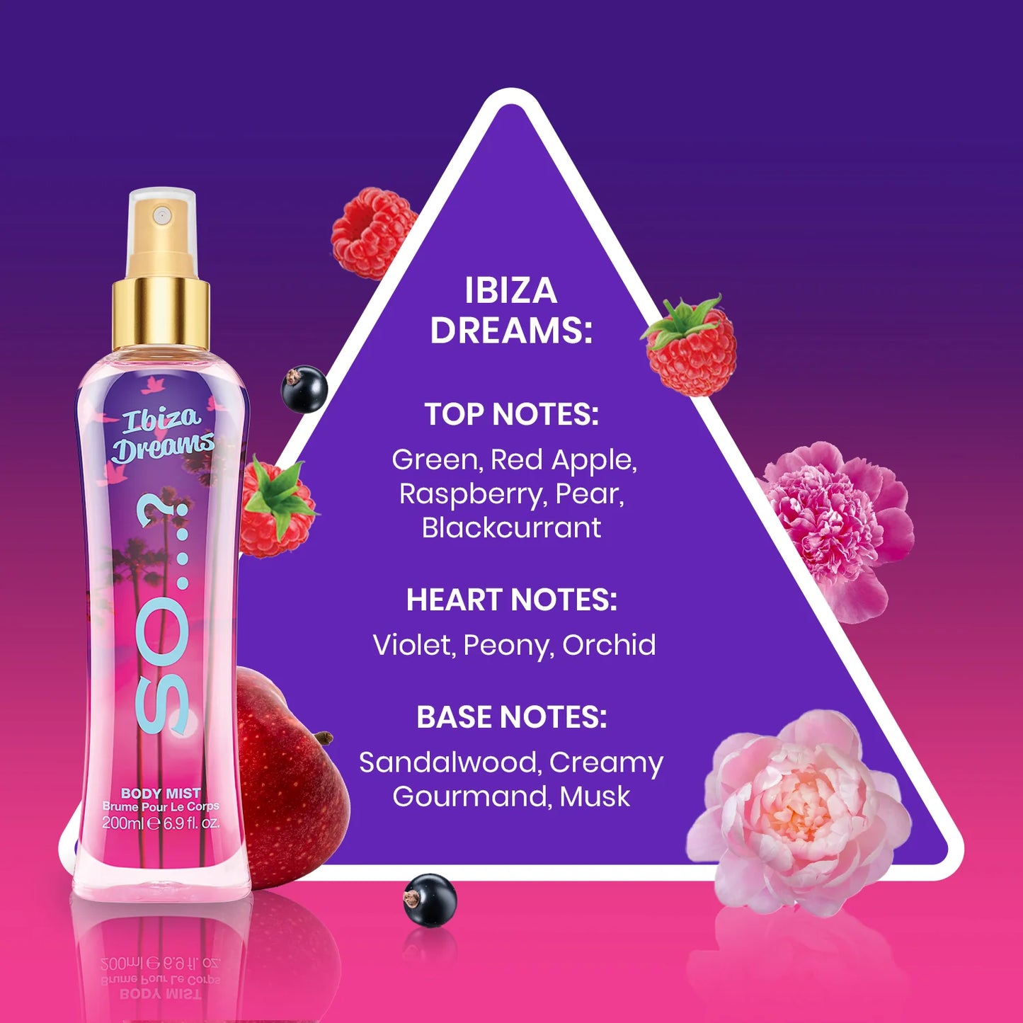 Brume Corporelle So…? Ibiza Dreams – Évasion Tropicale & Parfum Estival