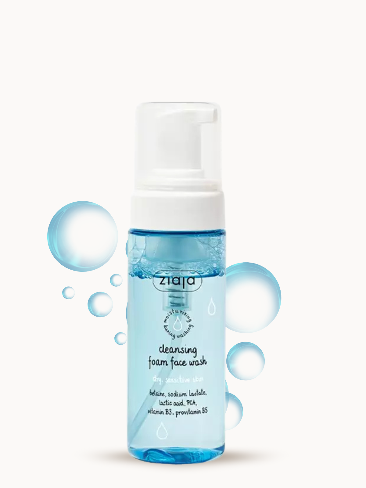 Mousse Nettoyante Visage – Peaux Sèches – Douceur & Hydratation