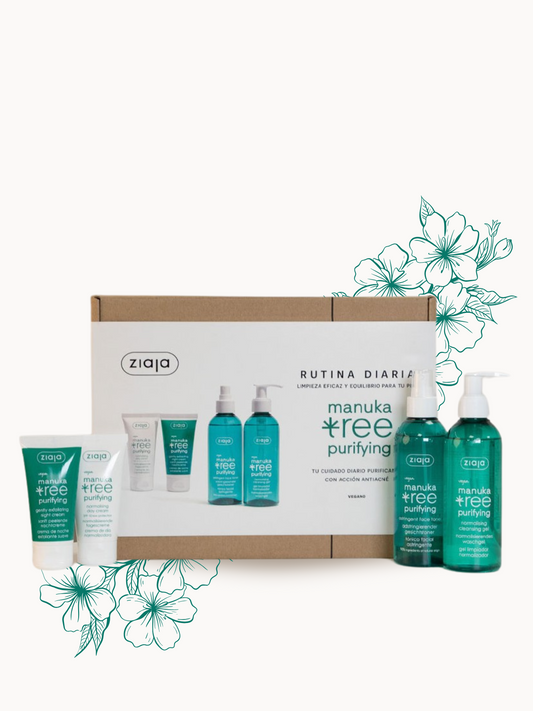 Coffret Routine Quotidienne Manuka – Pureté & Équilibre pour Peaux Mixtes à Grasses