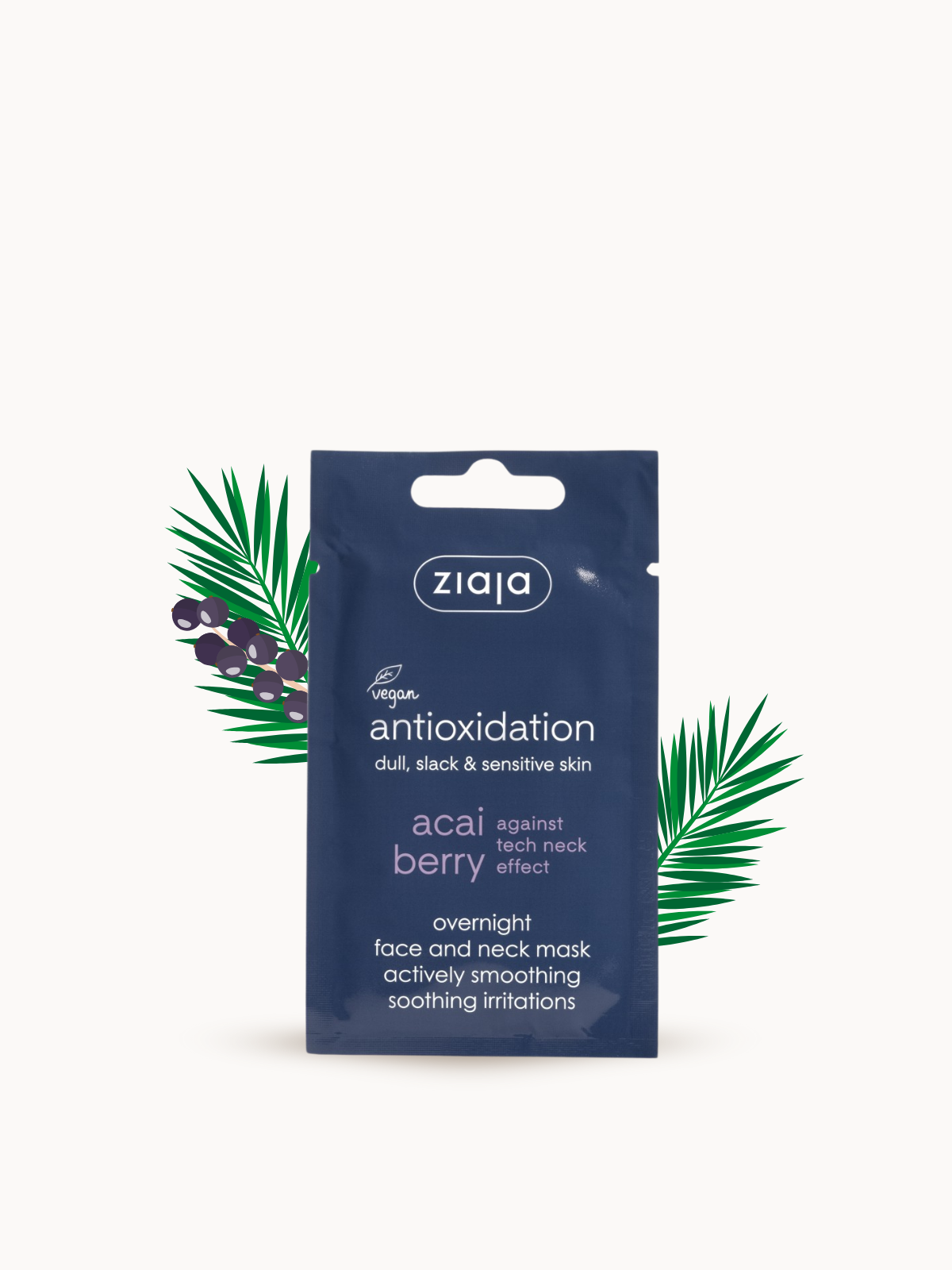 Masque de Nuit Crémeux Açaï – Régénération & Éclat