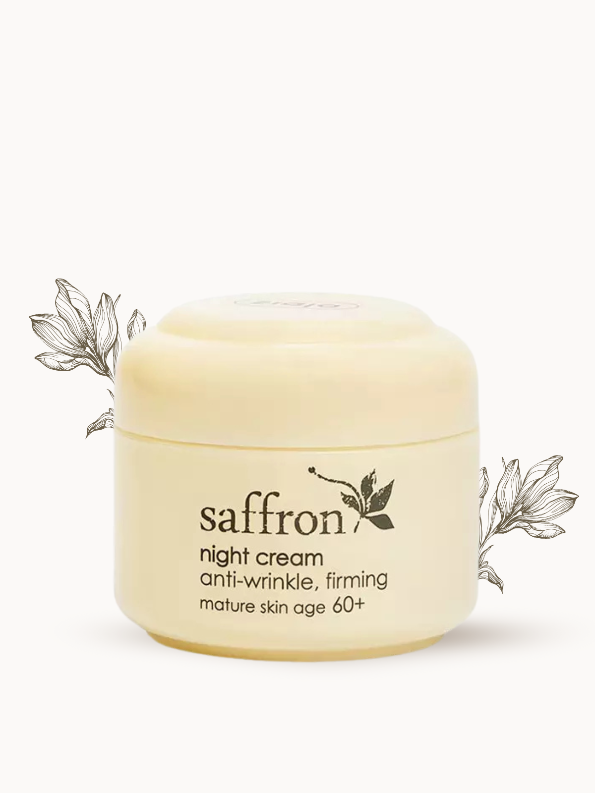 Crème de Nuit au Safran – Régénération Intense & Anti-Âge
