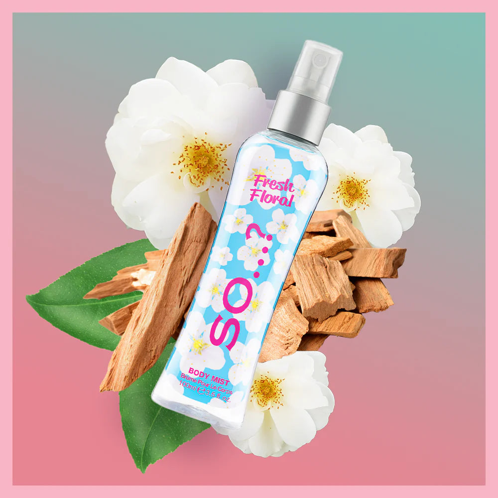Brume Corporelle So…? Fresh Floral – Légèreté Florale & Fraîcheur Quotidienne