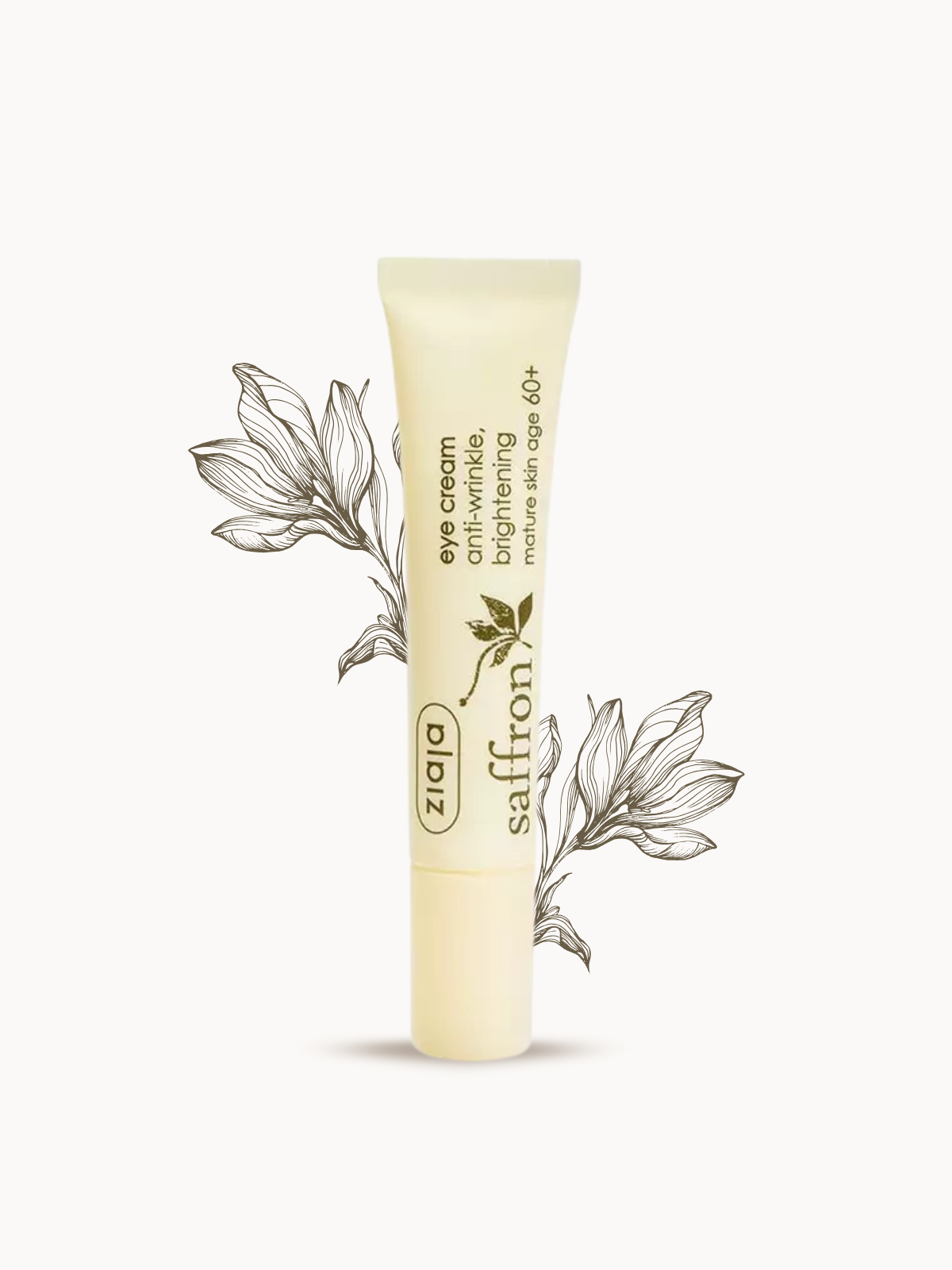 Crème Contour des Yeux au Safran – Anti-Rides & Éclat