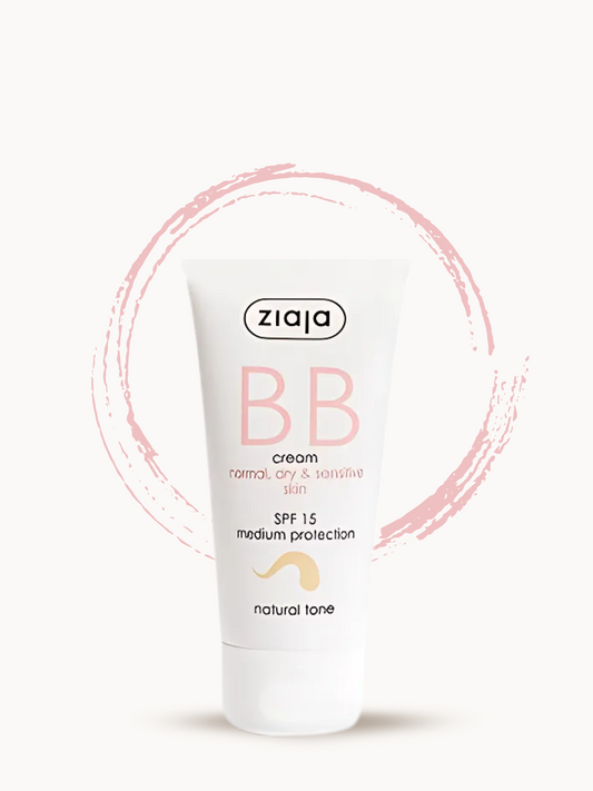 BB Cream Peaux Normales, Sèches & Sensibles SPF 15 – Hydratation & Éclat Naturel