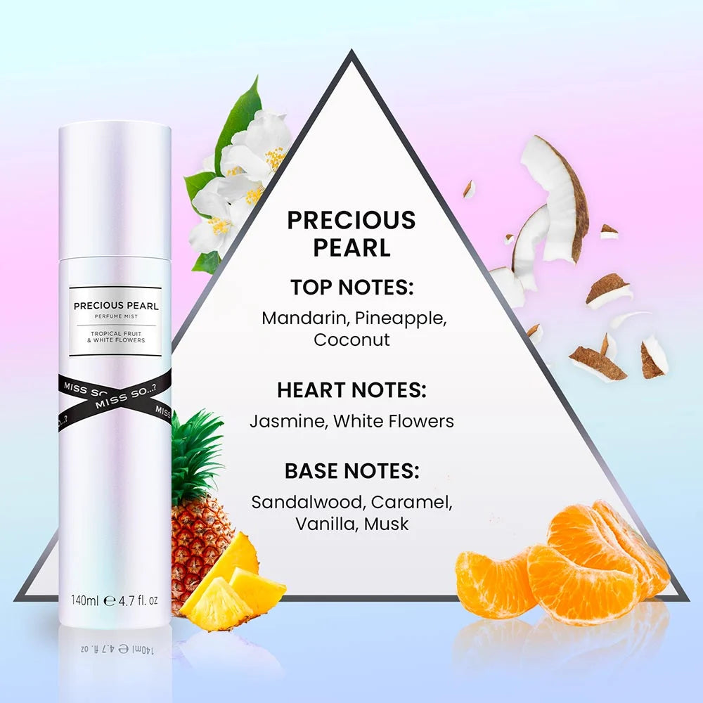 Brume Corporelle So…? Precious Pearl – Élégance Subtile & Fraîcheur Lumineuse