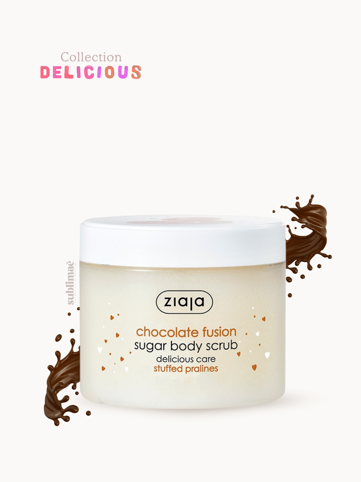 Exfoliant Corporel au Sucre Chocolate Fusion – Douceur Gourmande & Peau Satinée