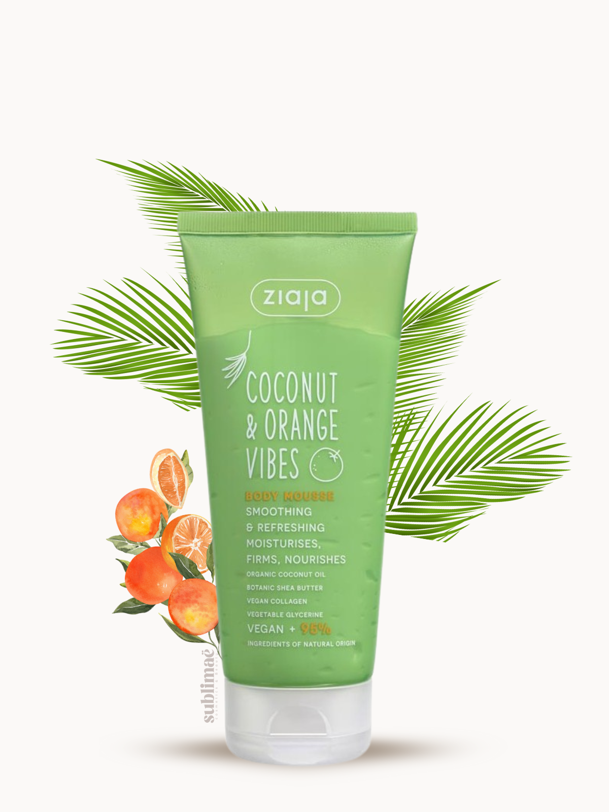 Mousse Corporelle Coconut Orange Vibes – Hydratation & Fraîcheur Gourmande