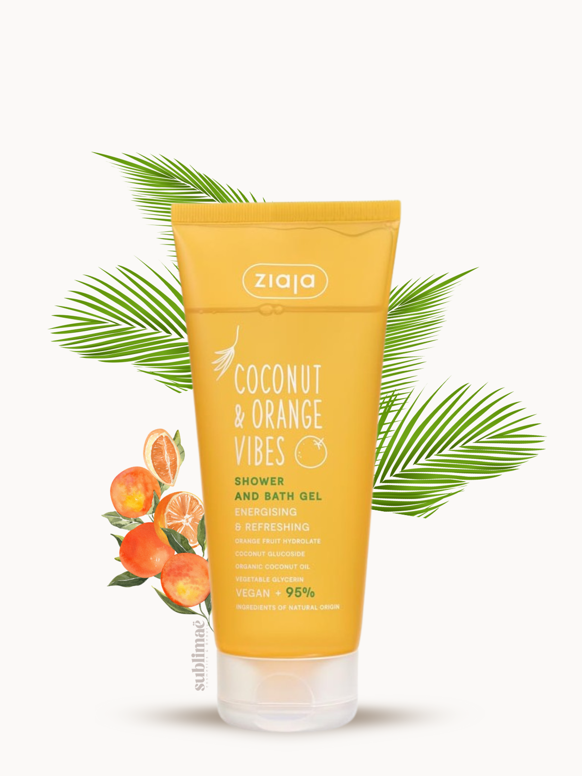Gel Douche & Bain Energisant Coconut Orange Vibes – Fraîcheur & Évasion Sensorielle