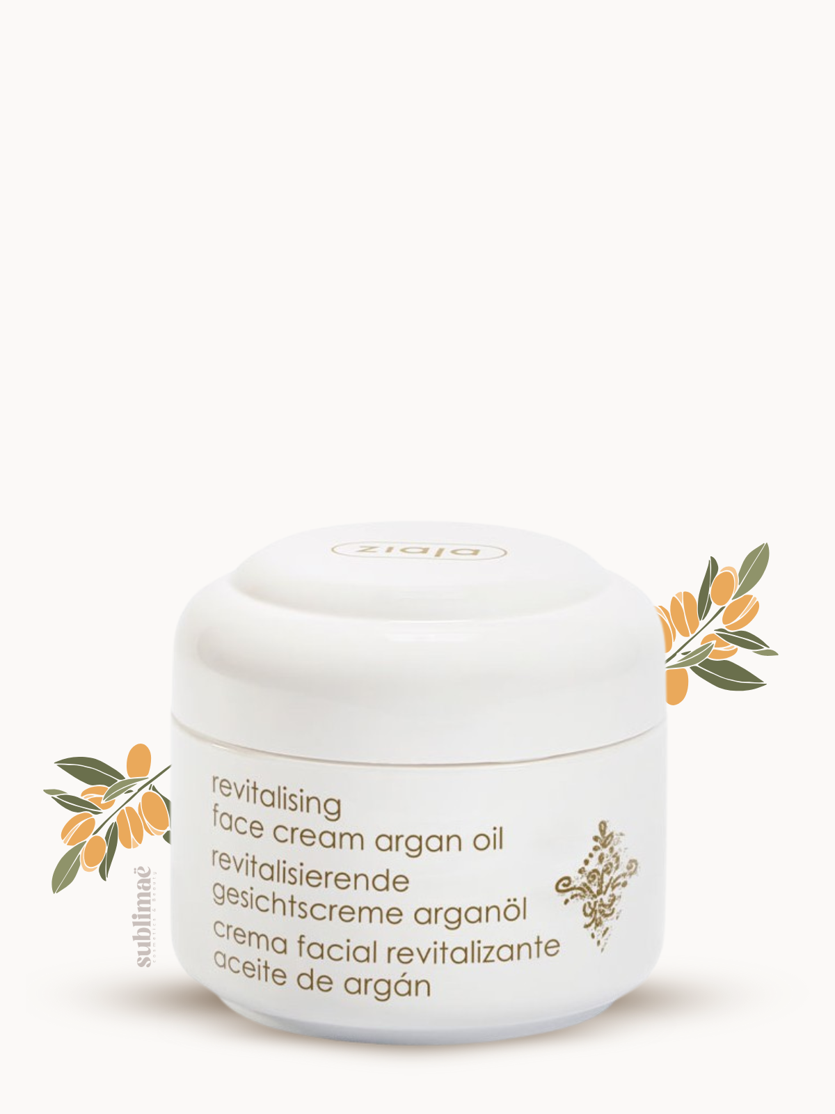 Crème Visage Protectrice à l'Argan – Nutrition & Hydratation Intense