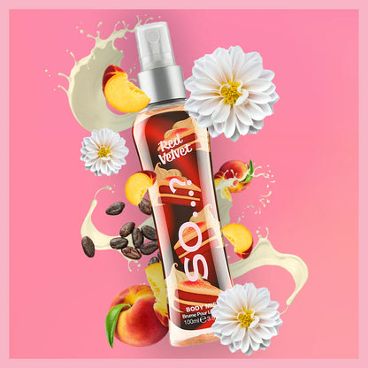 Brume Corporelle So…? Red Velvet – Gourmandise Sucrée & Élégance Sensuelle