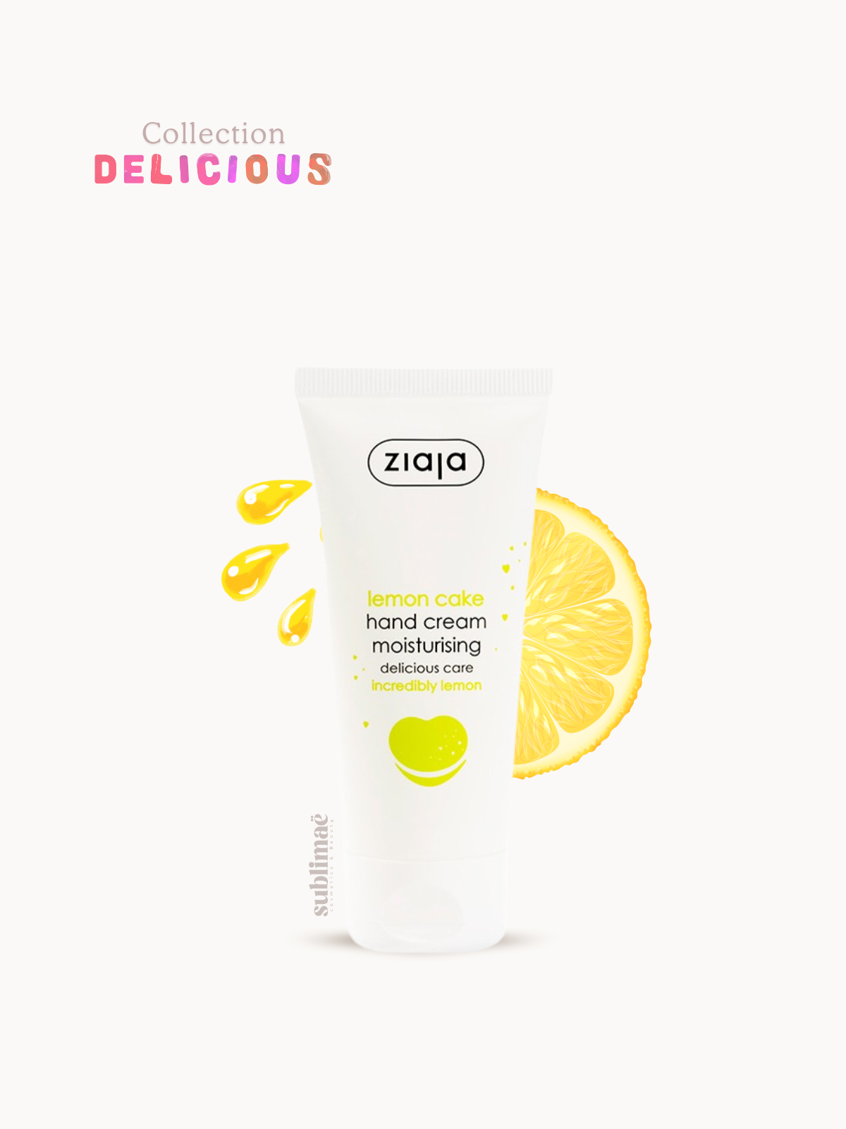 Crème Mains Lemon Cake – Hydratation & Douceur Gourmande